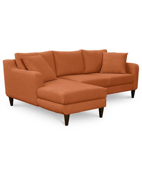 Furniture CLOSEOUT! Nario 2-Pc. Sectional with Chaise, Created for Macy&#39;s & Reviews - Furniture ...