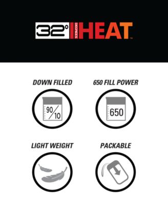 32 Degrees Men's Packable Bomber Jacket