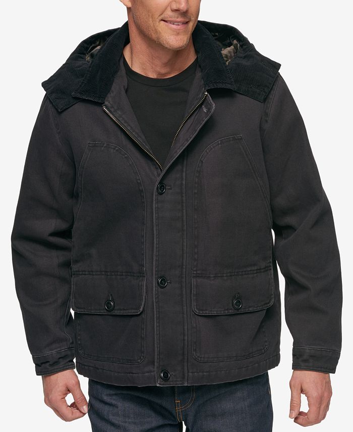 G.H. Bass & Co. Men's Hooded Hunting Jacket - Macy's