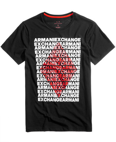 Armani Exchange Men's Logo-Print T-Shirt