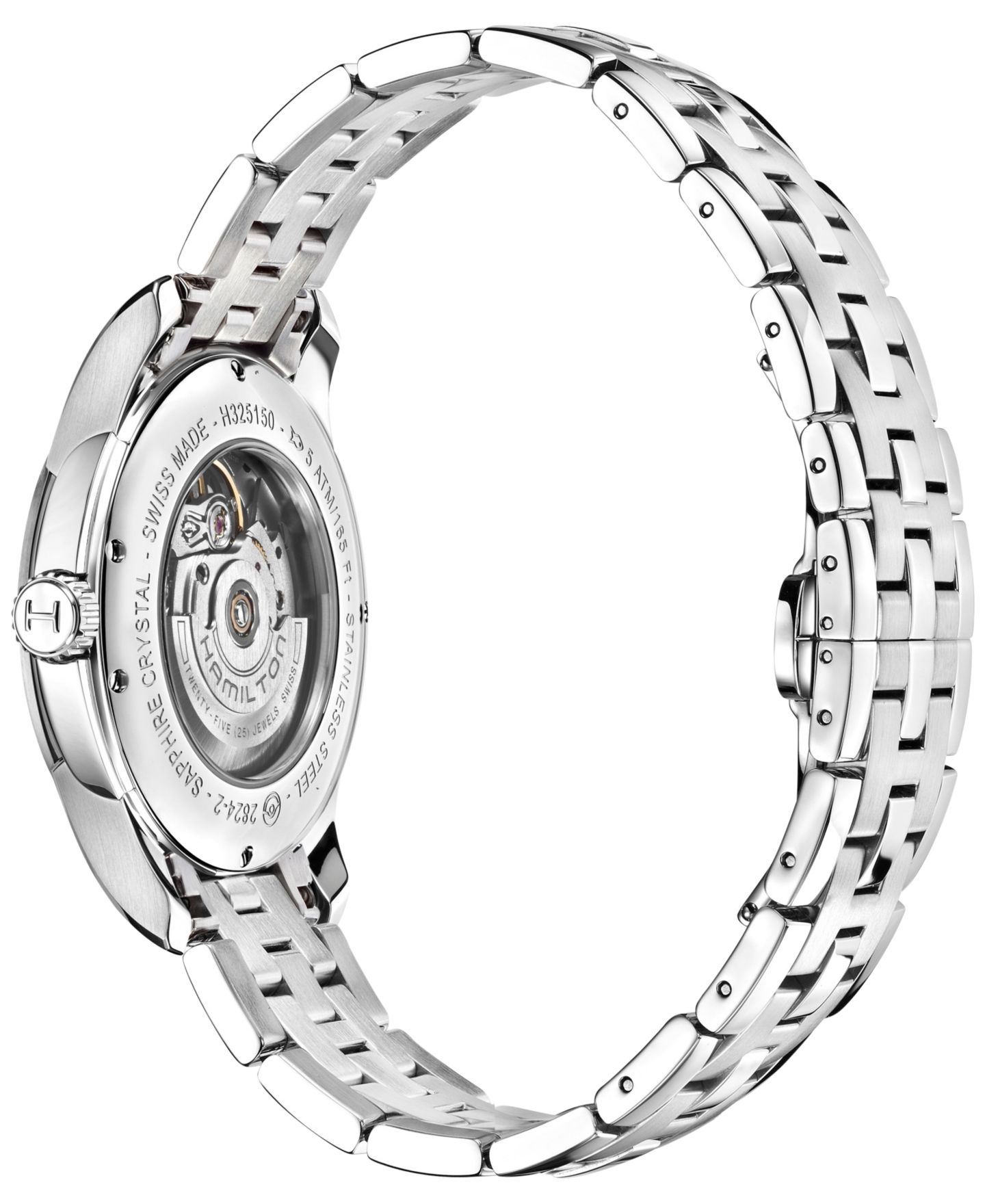Мужские часы Hamilton Swiss Automatic Jazzmaster Viewmatic Stainless Steel Bracelet Watch 40mm H32515155 — фото 2