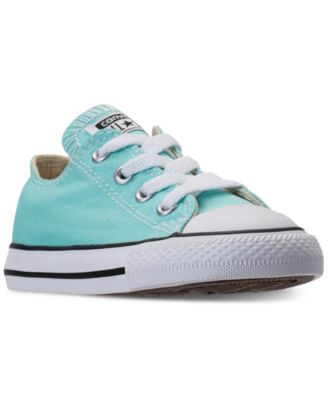 girls teal converse