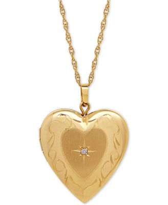 diamond accent heart