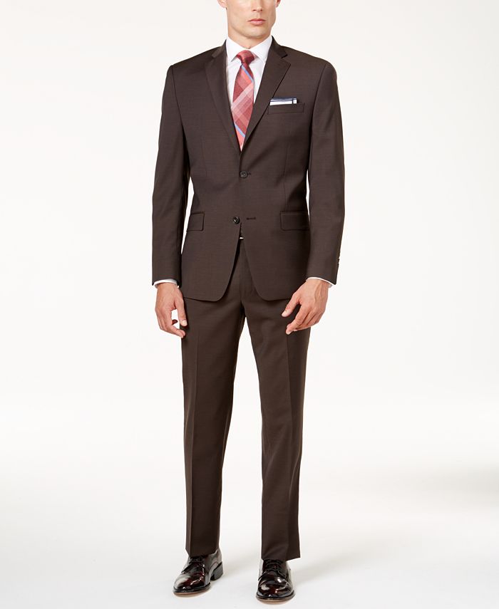 Michael kors discount suits brown