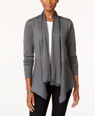 Karen scott shawl collar sweater hotsell