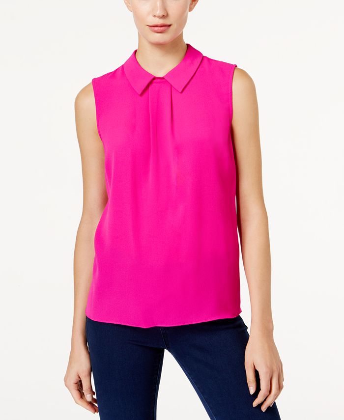 CeCe Collared Top Macy's