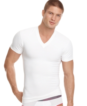 image of 2(x)ist Men-s Shapewear V-Neck T-Shirt
