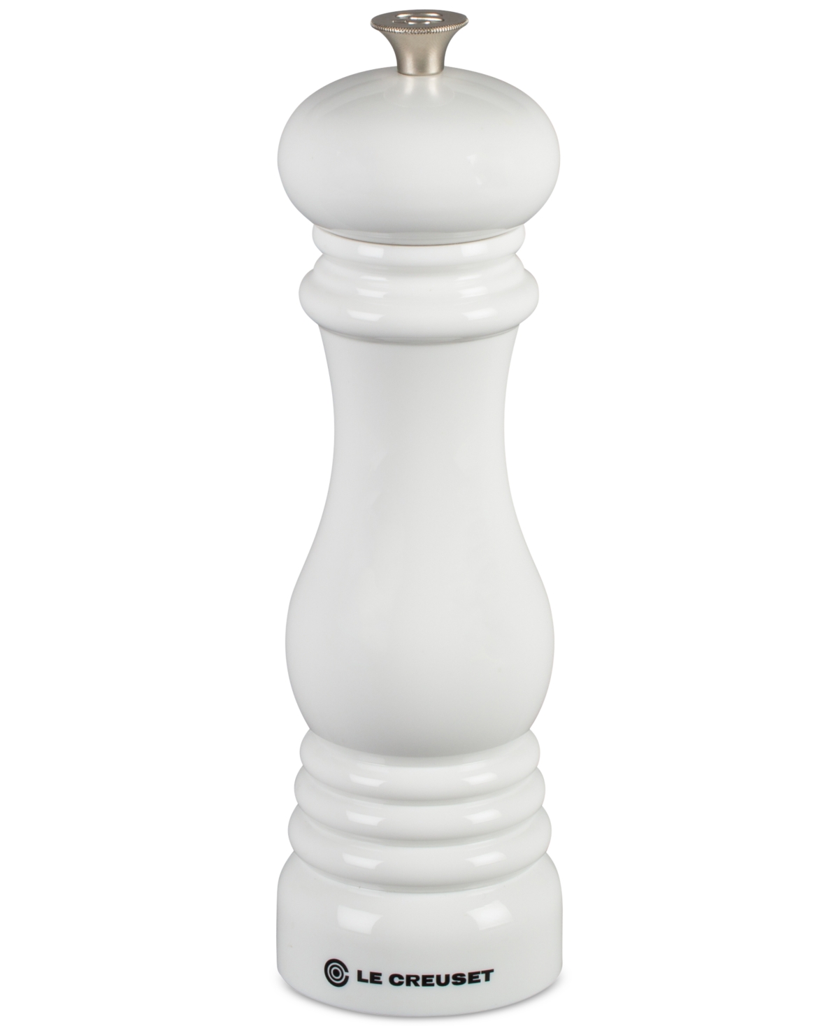 Shop Le Creuset Pepper Mill With Adjustable Grind Setting In White