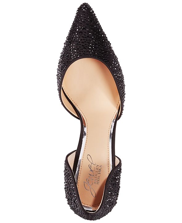 badgley mischka devi pointed toe pump