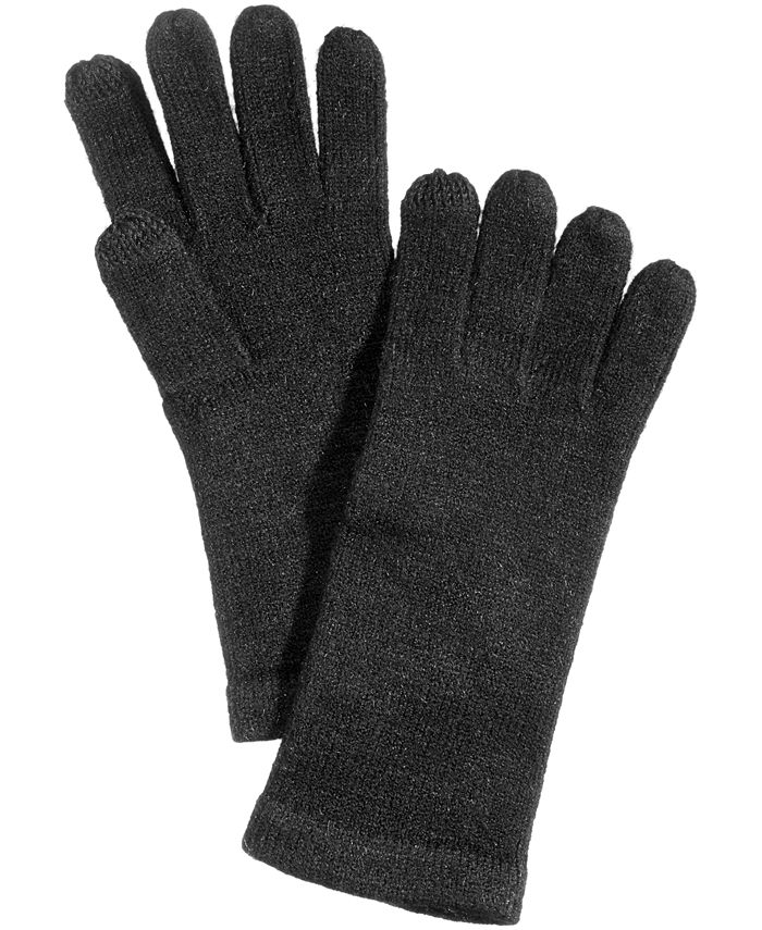 Echo Touchscreen Knit Gloves Macy's