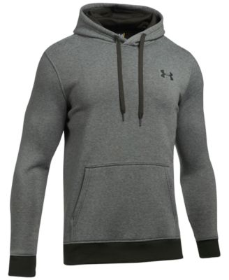 under armour men's rival fleece fitted hoodie