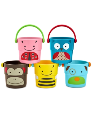 Skip Hop Zoo Stack & Pour Buckets In Multi
