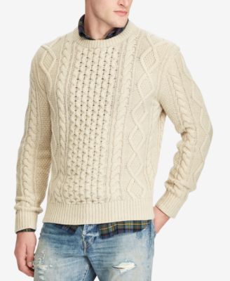 macy's polo sweaters for men