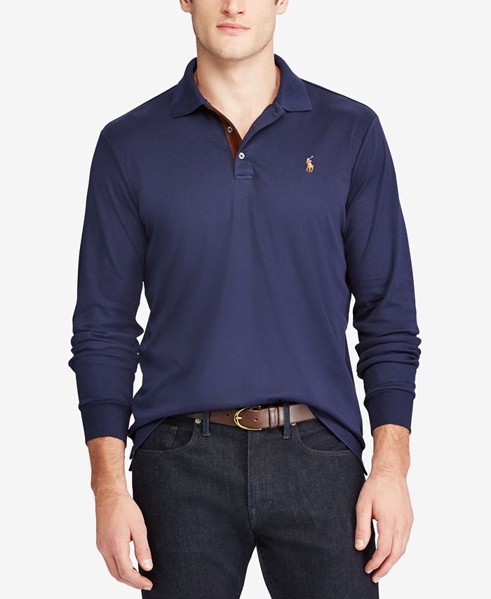 Ralph lauren soft outlet touch polo long sleeve