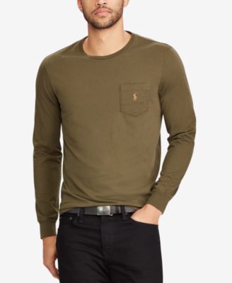 ralph lauren long sleeve pocket tee