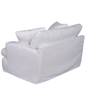 Brenalee 53" Performance Fabric Slipcover Chair and &frac12; with Two Pillows - Slipcover Replacement Only