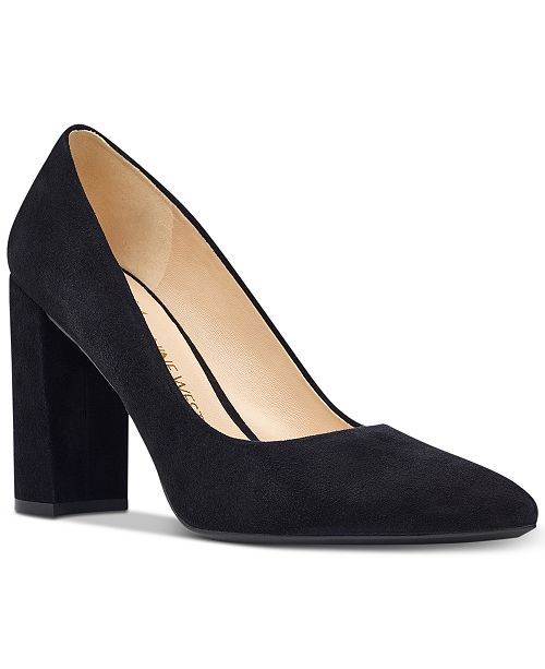 nine west strappy block heel