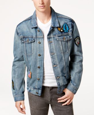 macys mens levi denim jacket