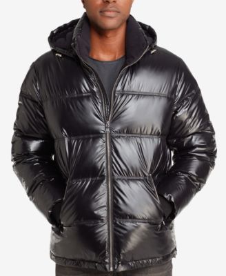 Sean John Men's Shiny Puffer Jacket