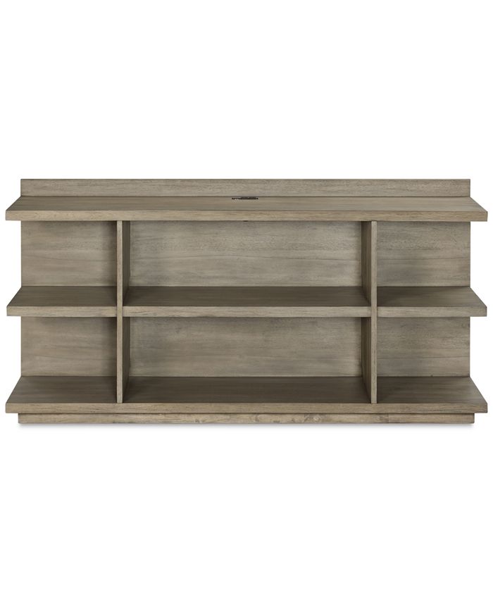 Furniture Ridgeway Home Office Peninsula USB Outlet Bookcase, Created