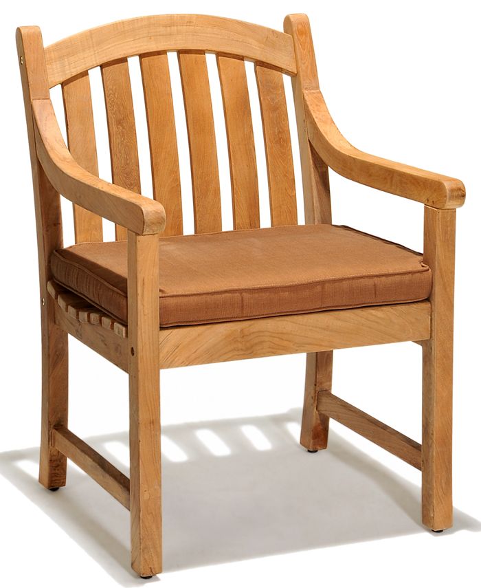 Fred Teak Patio Chair with Cushions & Reviews 