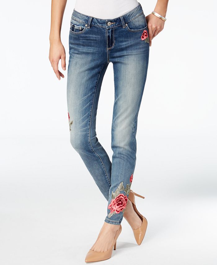 Boho skinny cheap ankle jeans