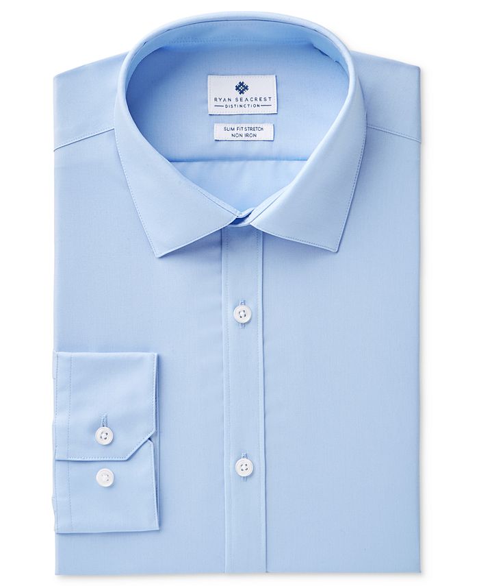 Ryan seacrest distinction slim fit deals stretch non iron