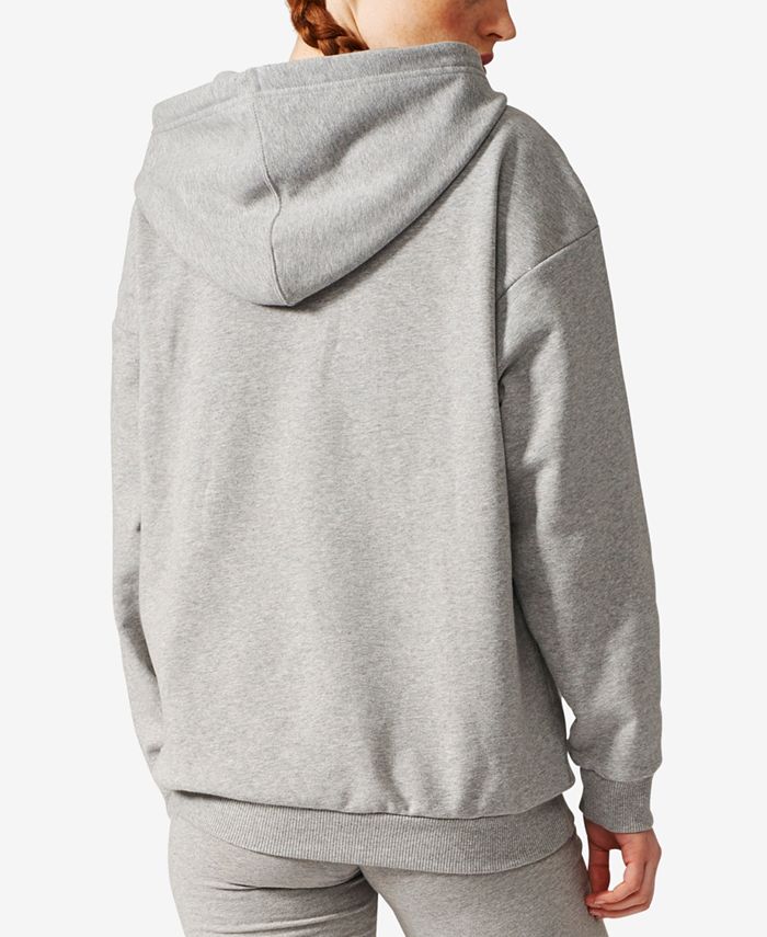 adidas Relaxed French Terry Logo Hoodie - Macy's