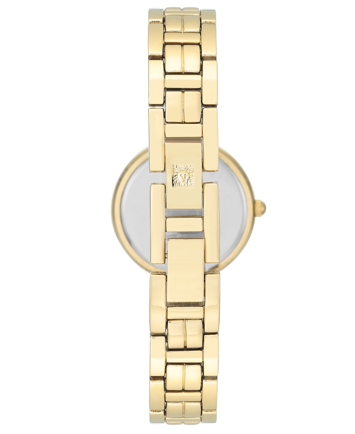Shop Anne Klein Women's Gold-tone Link Bracelet Watch 28mm In White