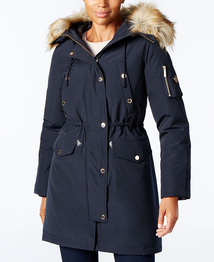 Michael kors parka macys store