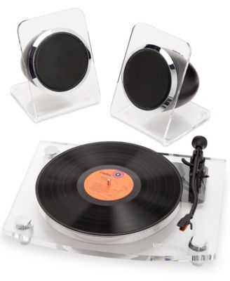 acrylic bluetooth record player