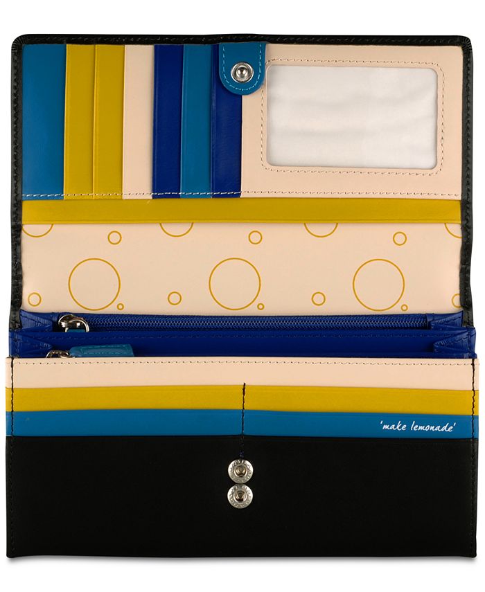 Radley London Lemons Large Flapover Matinee Wallet Macy's