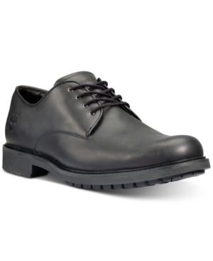 image of Timberland Men-s Stormbuck Plain Toe Waterproof Derby Men-s Shoes