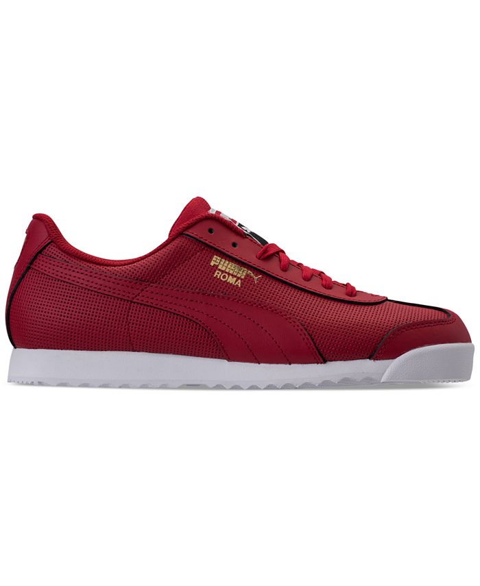 Puma Men's Roma Classic Perf Casual Sneakers from Finish Line - Macy's