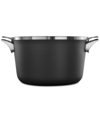 Calphalon - Premier Space-Saving Hard-Anodized 12-Qt. Non-Stick Stockpot & Lid