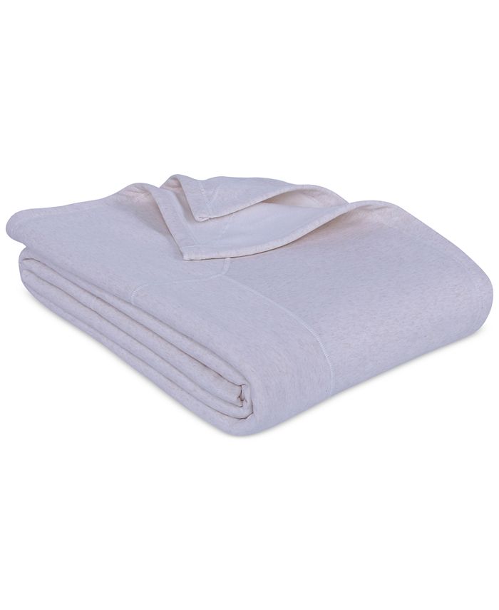 Berkshire Reversible French Terry King Blanket Macy's
