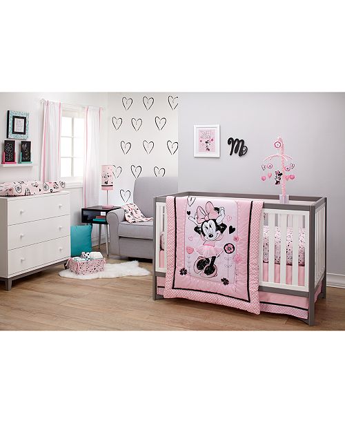 Disney Minnie Mouse Hello Gorgeous Baby Bedroom Collection