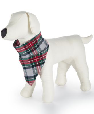 Family Pajamas - Plaid Cotton Dog Bandana