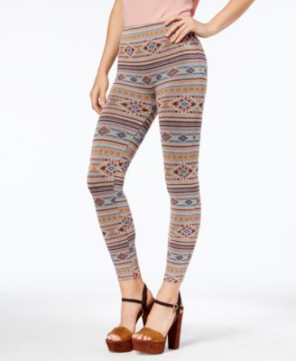 First Looks - Women's Geo-Print Stripe Seamless Leggings