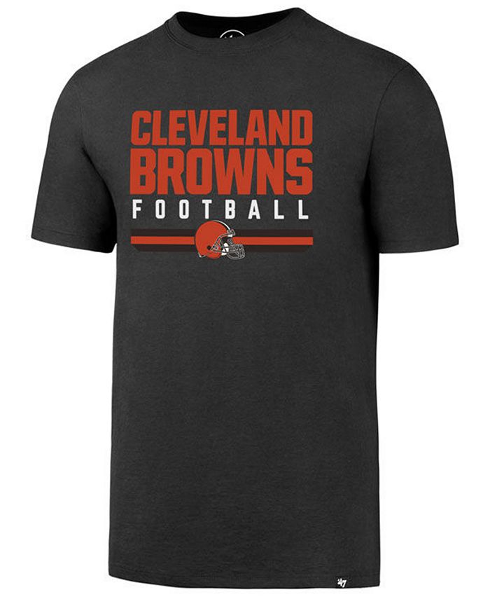 '47 Brand Men's Cleveland Browns Cover 4 Super Rival T-Shirt - Macy's