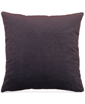 Hallmart Collectibles - Purple Textured Velvet 20" Square Decorative Pillow