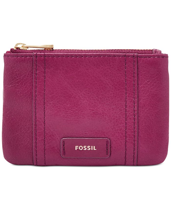 Fossil zip coin clearance purse
