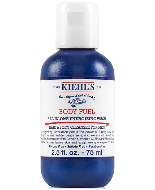 Kiehl's Since 1851 Body Fuel All-In-One Energizing Wash, 2 ...