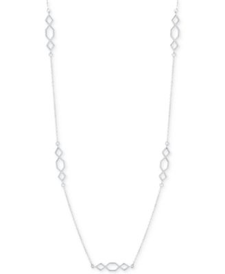Ivanka Trump - Silver-Tone Long Necklace
