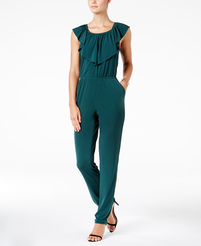 NY Collection Petite OffTheShoulder Jumpsuit Macy's