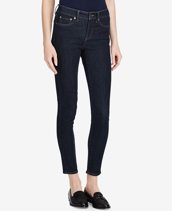 Lauren Ralph Lauren Ultimate Slimming Premier Cropped Skinny Jeans - Macy's