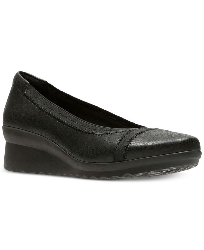 Clarks Collection Women's Cloudsteppers™ Caddell Dash Wedges - Macy's