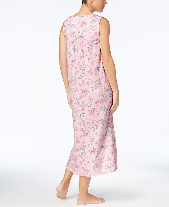 Charter Club Printed Cotton Knit Nightgown, Created for Macy's