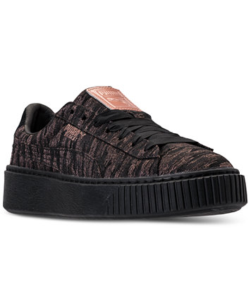 puma sneaker basket platform velvet puma sneaker basket platform velvet