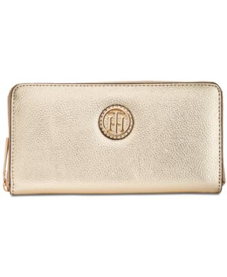 Tommy Hilfiger - TH Serif Signature Large Zip-Around Wallet